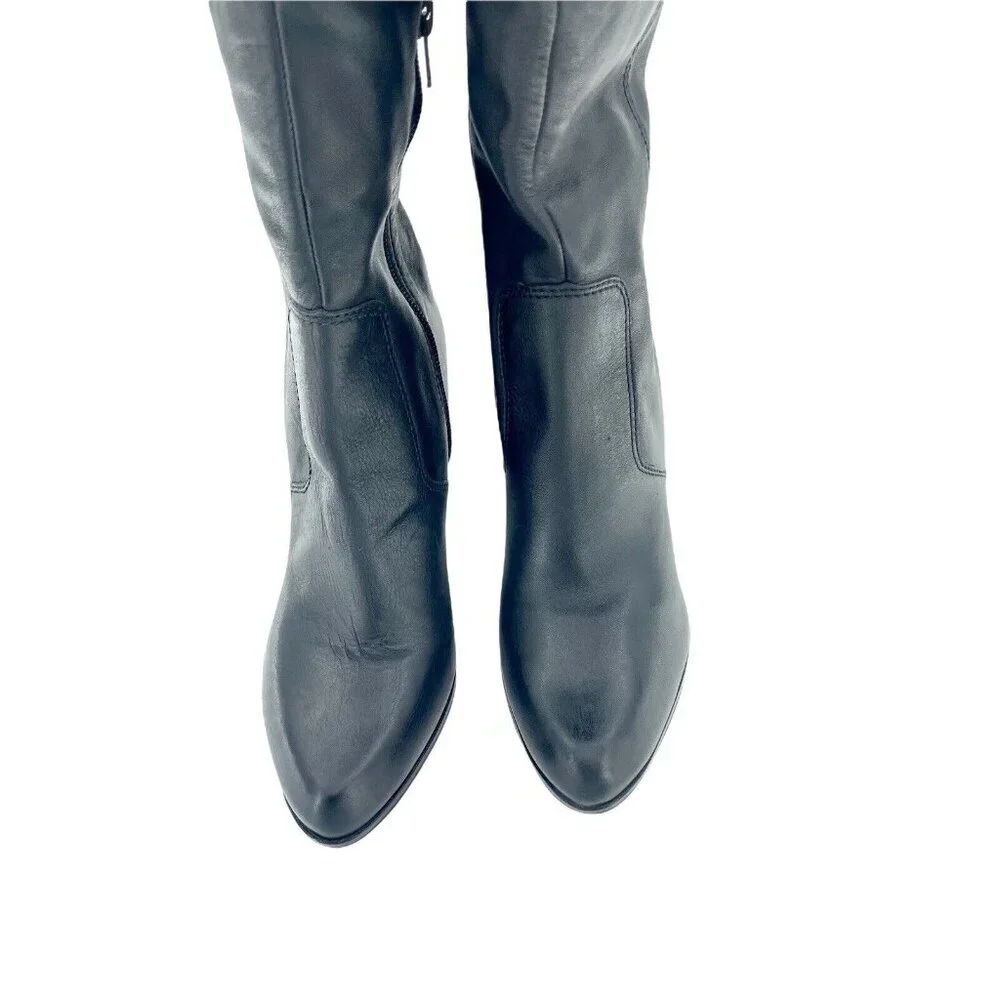 MADE black leather